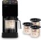 Food Genie: Dessert Station - Black - 11-In-1 Ice Cream & Frozen Treat Maker, (3) 16oz Tubs, Create Sorbet-Milkshakes-Drinks & More, Dual-Drive Motors